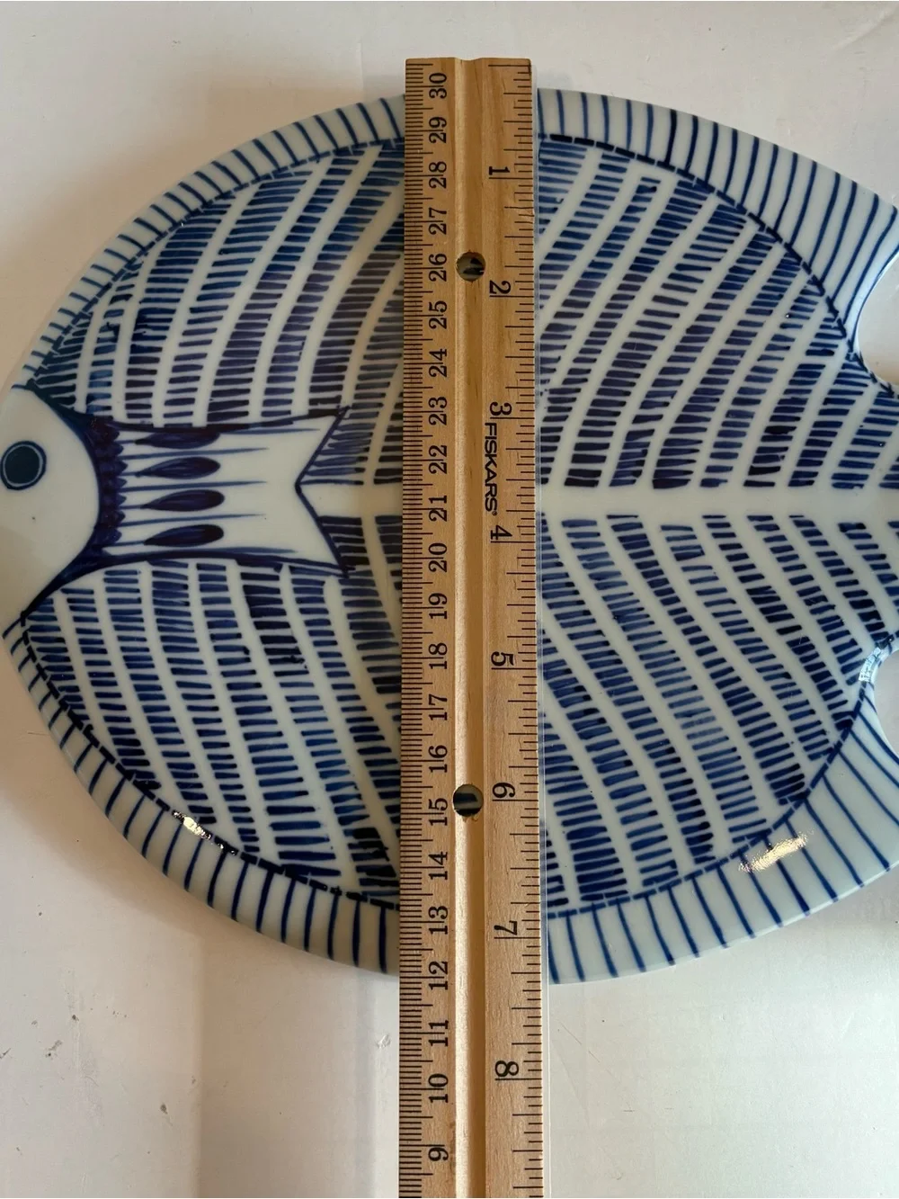 Fish Shaped Trivet Beautiful Blue and White High Quality Feet Protectors